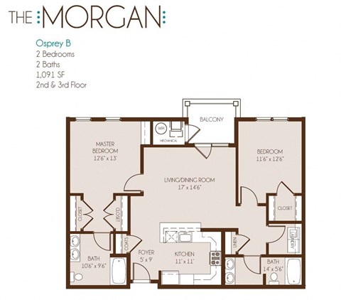 the floor plan of the morgans