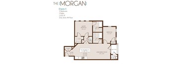a floor plan of the morgan apartments in cincinnati, oh
