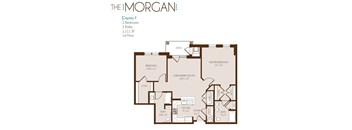 a floor plan of the morgan apartments designed by foshee architecture