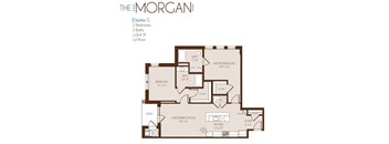 a floor plan of the morgan apartments designed by foshee architecture