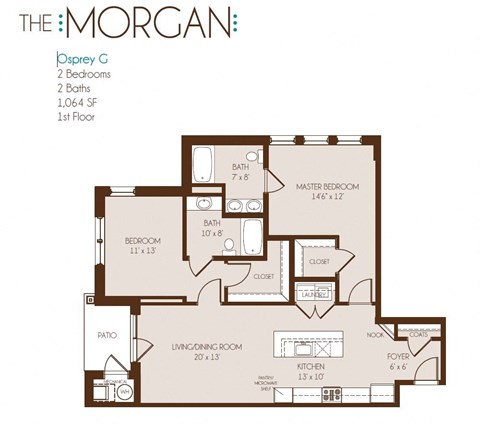 a floor plan of the morgan apartments designed by foshee architecture
