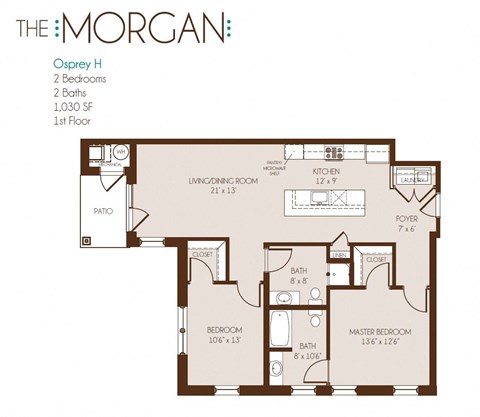 the floor plan of the morgans