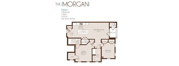 a floor plan of the morgan apartments in cincinnati, oh