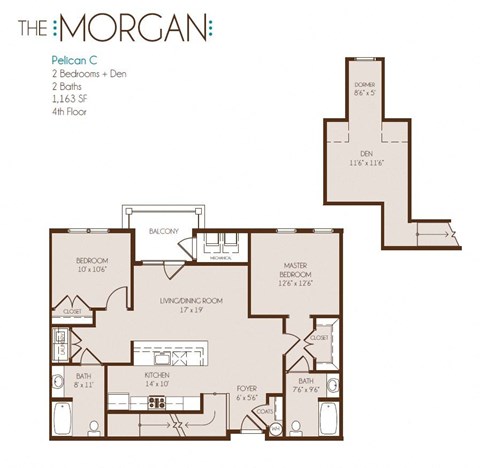 the floor plan of the morgans