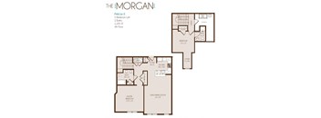 a floor plan of the morgan apartments in cincinnati, oh