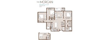 a floor plan of the morgan apartments designed by foshee architecture
