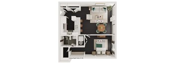 bedroom floor plan an in 2d
