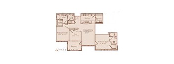 two story house plan with bedrooms and baths and a car garage