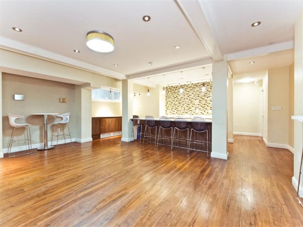 Clubhouse kitchen at Serrano in Arlington VA