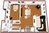 One bedroom at Serrano