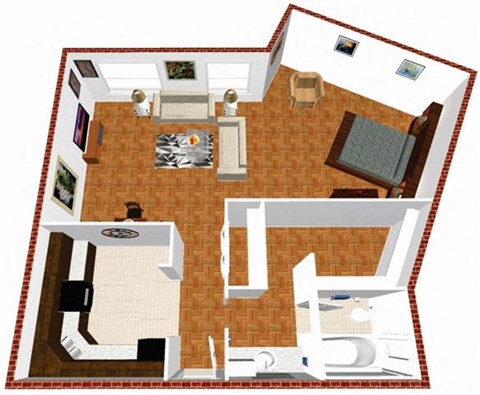 Floor plan  Studio at Serrano