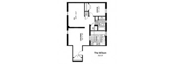 Woodbury Park Apartments floor plan Wilson