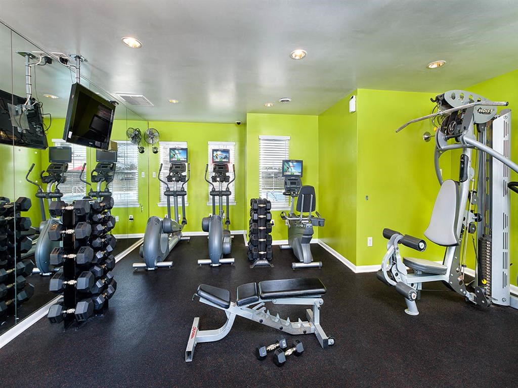 a gym with weights and cardio equipmentat Addison Crater Woods, Petersburg