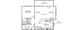 a floor plan of a houseat Addison Crater Woods, Petersburg, VA