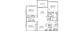 floor plan photo of the preserve at dunwoody in atlanta, gaat Addison Crater Woods, Virginia