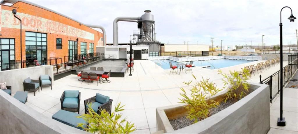 Pool at Miller Lofts in Richmond VA