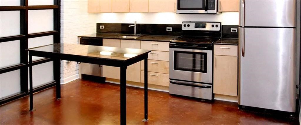 Kitchen 1 at Miller Lofts in Richmond VA