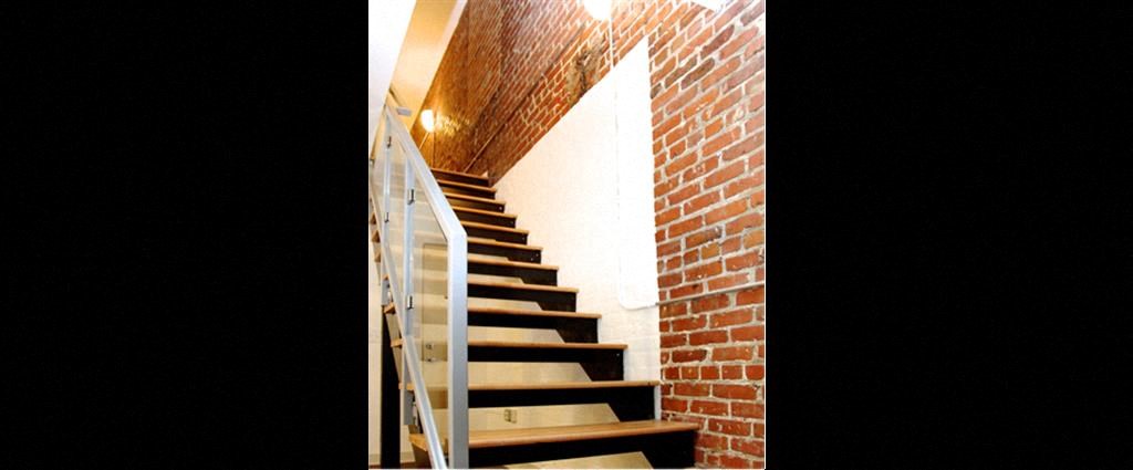 Stairwell at Miller Lofts in Richmond VA