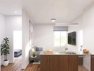 New Manchester Flats interior kitchen 4