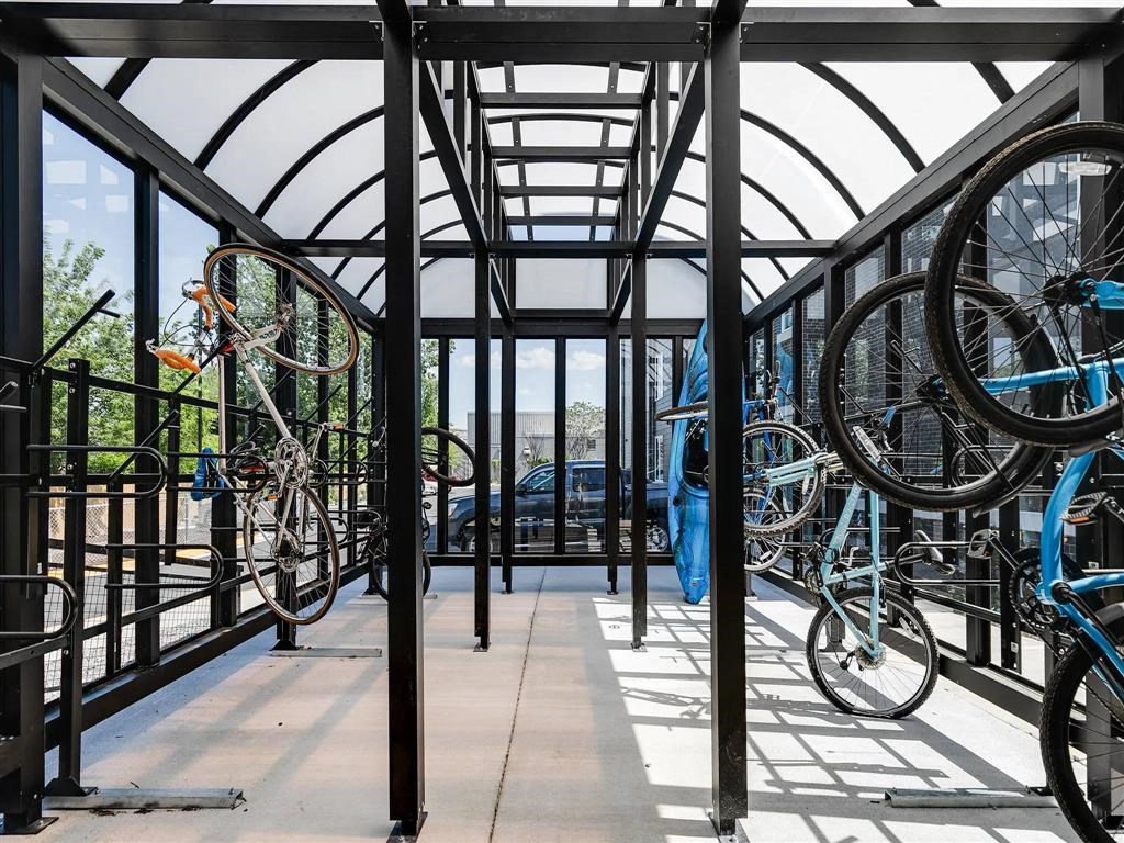 New Manchester Flats bike rack