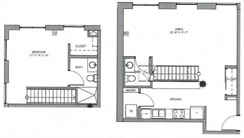 Textile Lofts Floor Plan 111