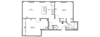 Textile Lofts Floor Plan 122