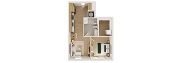 The Current Floor Plan at Atlantic Park Living, Virginia