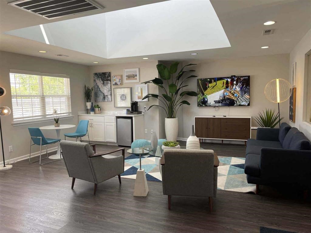 Clubhouse TV Coastline Apartments in Virginia Beach