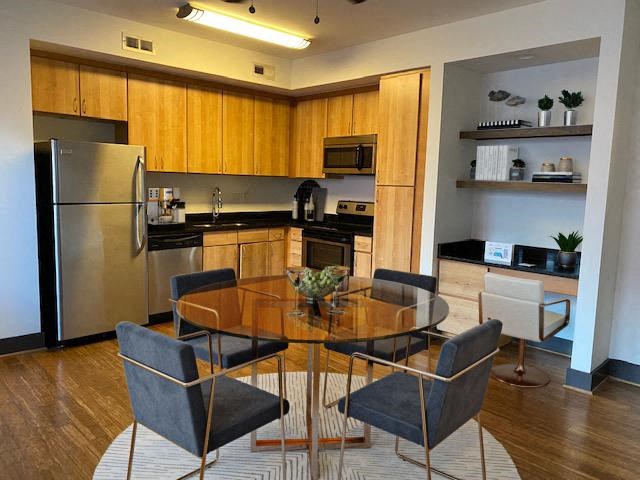 Dining area at The Masonry in Richmond Va