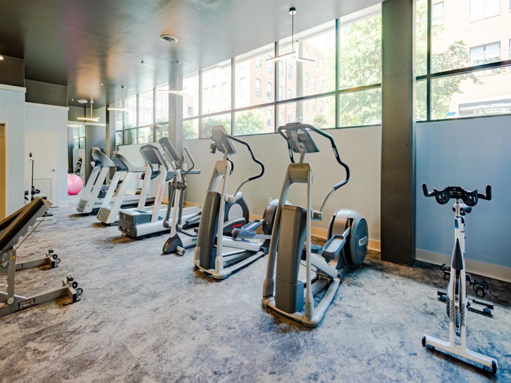 Gym at The Masonry Apartments Richmond VA