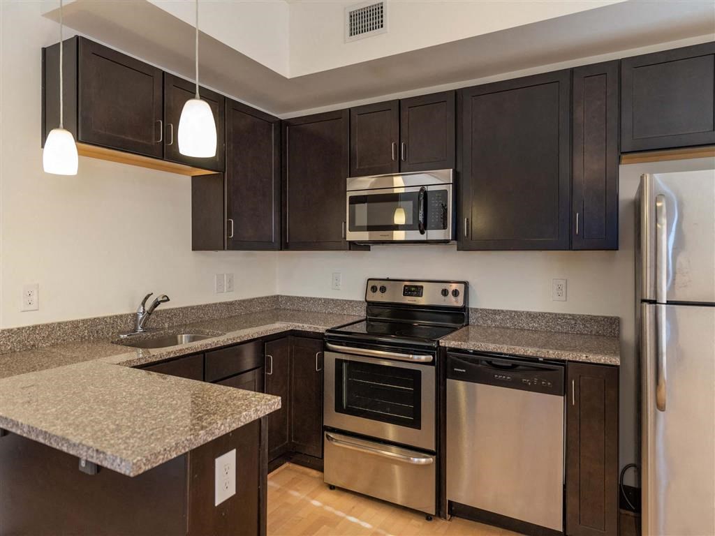 appliances in Kitchen at The Masonry Apartments