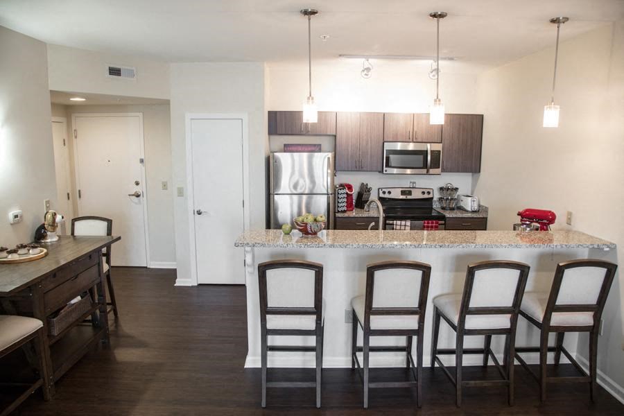 Gramercy Row Apartments Roanoke VA Kitchen 2