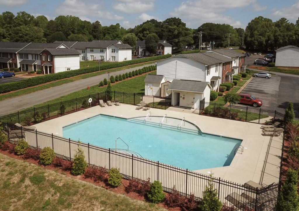 Aerial Pool View at Ashbrook Village, North Carolina