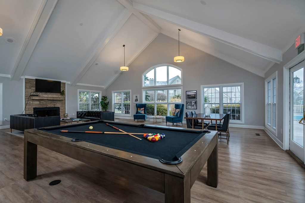 Billiards Table at Camden Place, Dublin, OH 43016