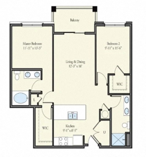 Watermark Apartments Floor Plan 