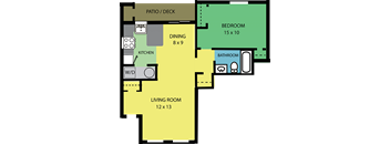 1 BEDROOM