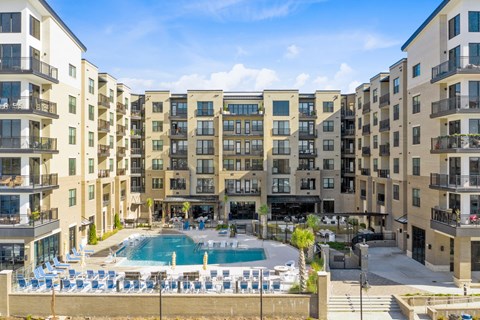 Pool 2 at Pier 33 Apartments in Wilmington NC