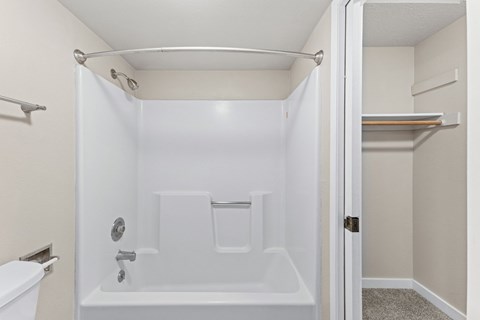 Bathroom with Tub at Peaks on Pines, Spokane Valley, WA
