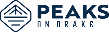 The image features the text "PEAKS ON DRAKE" in bold letters.