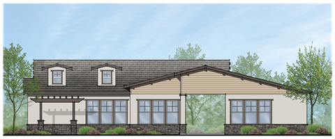 Clubhouse Exterior at Montessa, Vacaville, 95687  
