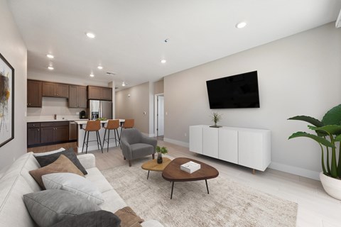 Living and Dining Room at Montessa Apartments, Vacaville, CA, 95687