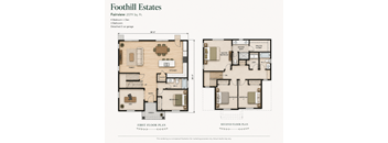 A floor plan for the Foothill Estates Fairview 2079 Sq. Ft. property.