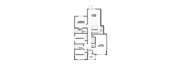 3Bed 2Bath Floor Plan at Montessa Apartments, Vacaville, CA