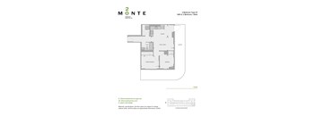 A floor plan for a 2 Bedroom Type 07 apartment sized at 640 square feet with 1 bathroom.