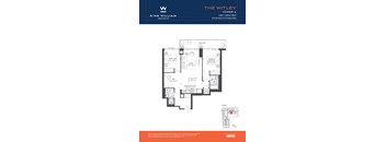 2 bed 2 bath plus den