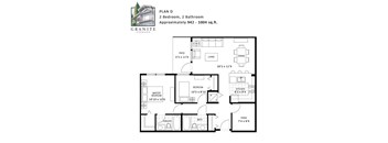 Two bed + Den Two bath