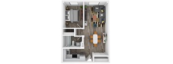Flats on Jefferson Floor Plan A