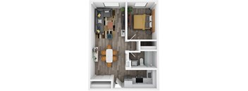 Flats on Jefferson Floor Plan B