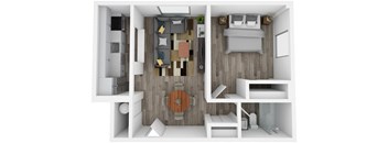 Flats on Jefferson Floor Plan D