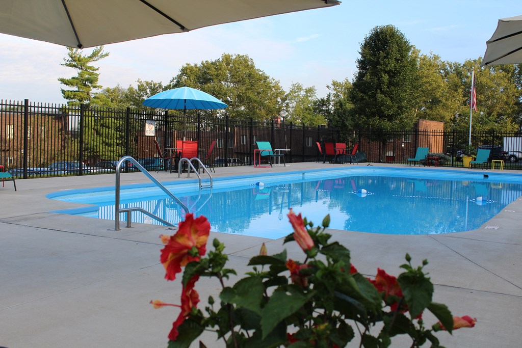 take a dip in our resort style pool